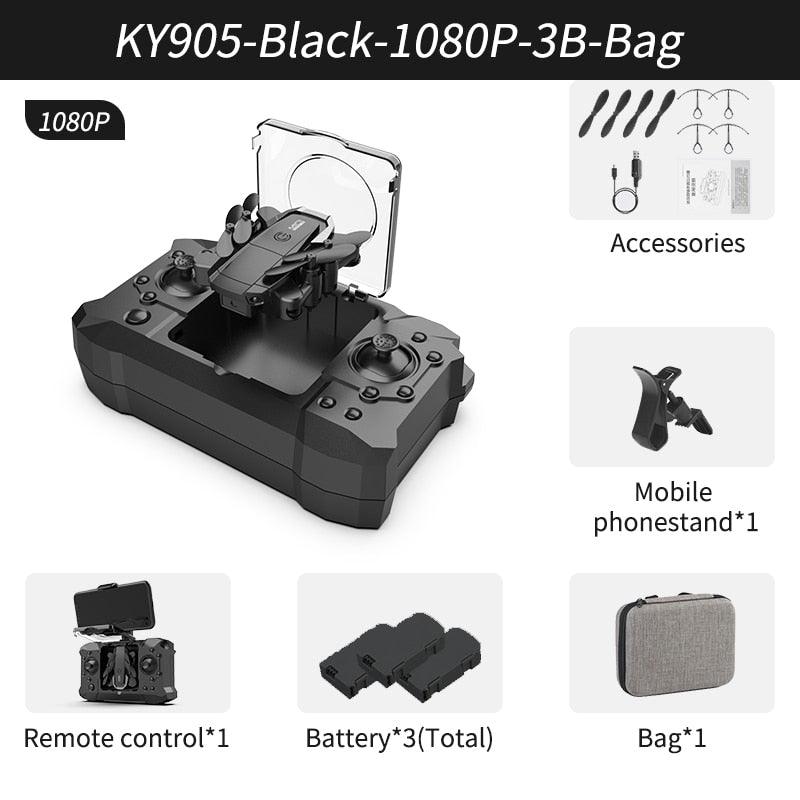 QJ KY905 Mini Drone - Profesional 4K Camera Wifi FPV Foldable Dron Quadcopter One-Key Return 360 Rolling RC Helicopter Kid Toys 22 QJ KY905 Mini Drone - Profesional 4K Camera Wifi FPV Foldable Dron Quadcopter One-Key Return 360 Rolling RC Helicopter Kid Toys - Image 22