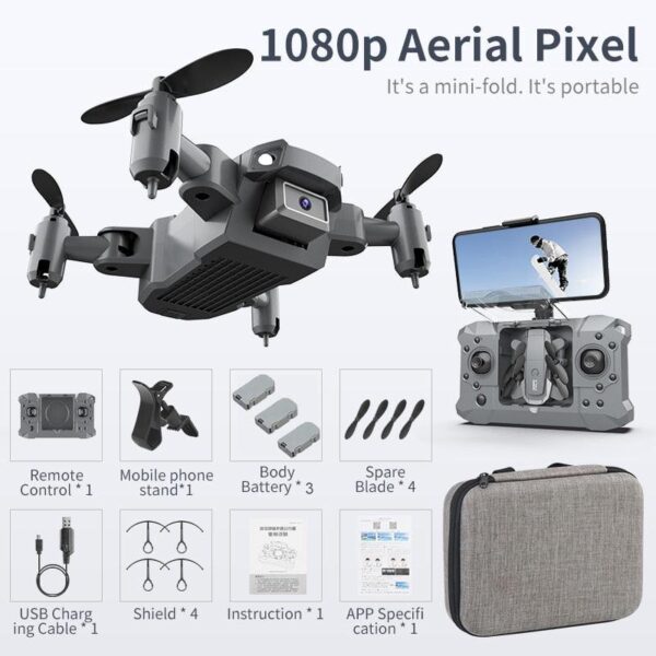 QJ KY905 Mini Drone - Profesional 4K Camera Wifi FPV Foldable Dron Quadcopter One-Key Return 360 Rolling RC Helicopter Kid Toys 21 QJ KY905 Mini Drone - Profesional 4K Camera Wifi FPV Foldable Dron Quadcopter One-Key Return 360 Rolling RC Helicopter Kid Toys - صورة QJ KY905 Mini Drone - Profesional 4K Camera Wifi FPV Foldable Dron Quadcopter One-Key Return 360 Rolling RC Helicopter Kid Toys - صورة 21