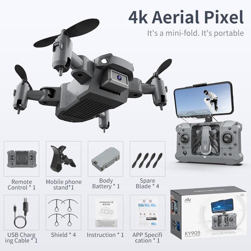 QJ KY905 Mini Drone - Profesional 4K Camera Wifi FPV Foldable Dron Quadcopter One-Key Return 360 Rolling RC Helicopter Kid Toys 18 QJ KY905 Mini Drone - Profesional 4K Camera Wifi FPV Foldable Dron Quadcopter One-Key Return 360 Rolling RC Helicopter Kid Toys - Image 18