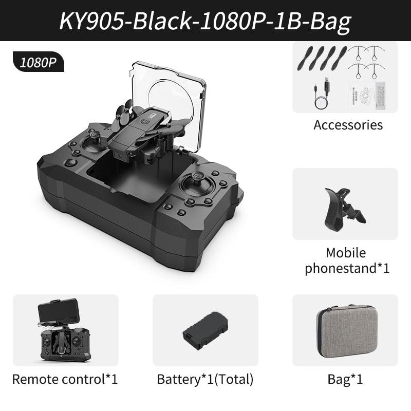 QJ KY905 Mini Drone - Profesional 4K Camera Wifi FPV Foldable Dron Quadcopter One-Key Return 360 Rolling RC Helicopter Kid Toys 16 QJ KY905 Mini Drone - Profesional 4K Camera Wifi FPV Foldable Dron Quadcopter One-Key Return 360 Rolling RC Helicopter Kid Toys - Image 16