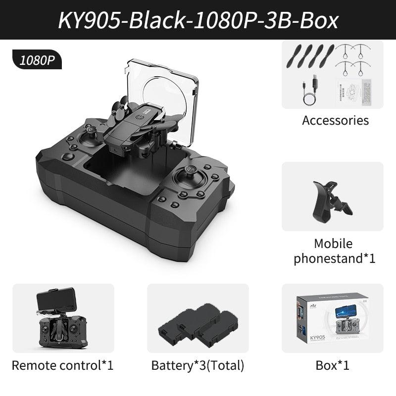 QJ KY905 Mini Drone - Profesional 4K Camera Wifi FPV Foldable Dron Quadcopter One-Key Return 360 Rolling RC Helicopter Kid Toys 14 QJ KY905 Mini Drone - Profesional 4K Camera Wifi FPV Foldable Dron Quadcopter One-Key Return 360 Rolling RC Helicopter Kid Toys - Image 14