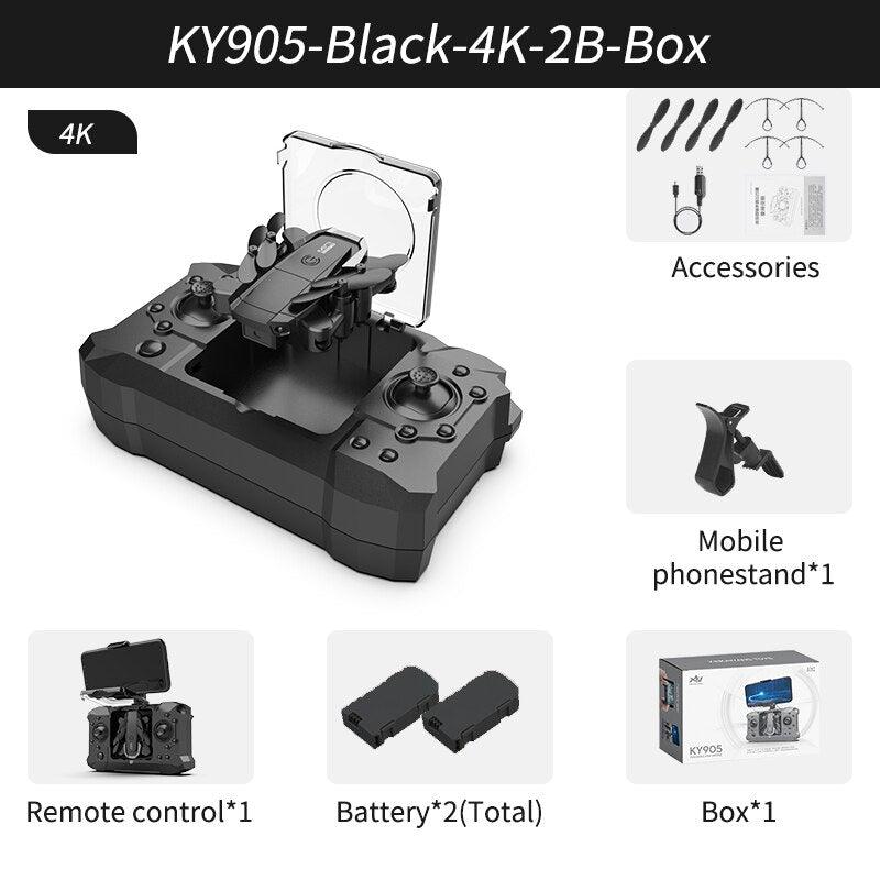 QJ KY905 Mini Drone - Profesional 4K Camera Wifi FPV Foldable Dron Quadcopter One-Key Return 360 Rolling RC Helicopter Kid Toys 10 QJ KY905 Mini Drone - Profesional 4K Camera Wifi FPV Foldable Dron Quadcopter One-Key Return 360 Rolling RC Helicopter Kid Toys - Image 10