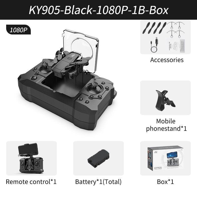 QJ KY905 Mini Drone - Profesional 4K Camera Wifi FPV Foldable Dron Quadcopter One-Key Return 360 Rolling RC Helicopter Kid Toys 8 QJ KY905 Mini Drone - Profesional 4K Camera Wifi FPV Foldable Dron Quadcopter One-Key Return 360 Rolling RC Helicopter Kid Toys - Image 8