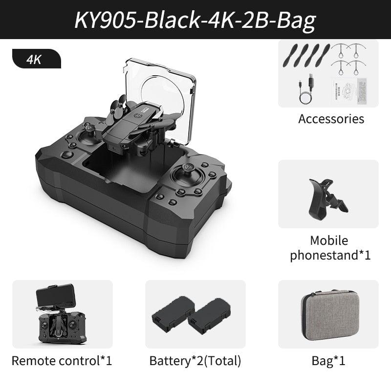 QJ KY905 Mini Drone - Profesional 4K Camera Wifi FPV Foldable Dron Quadcopter One-Key Return 360 Rolling RC Helicopter Kid Toys 6 QJ KY905 Mini Drone - Profesional 4K Camera Wifi FPV Foldable Dron Quadcopter One-Key Return 360 Rolling RC Helicopter Kid Toys - Image 6