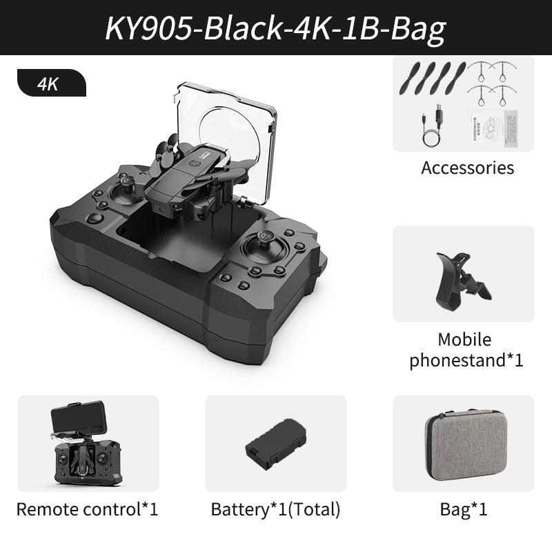 QJ KY905 Mini Drone - Profesional 4K Camera Wifi FPV Foldable Dron Quadcopter One-Key Return 360 Rolling RC Helicopter Kid Toys 5 QJ KY905 Mini Drone - Profesional 4K Camera Wifi FPV Foldable Dron Quadcopter One-Key Return 360 Rolling RC Helicopter Kid Toys - Image 5