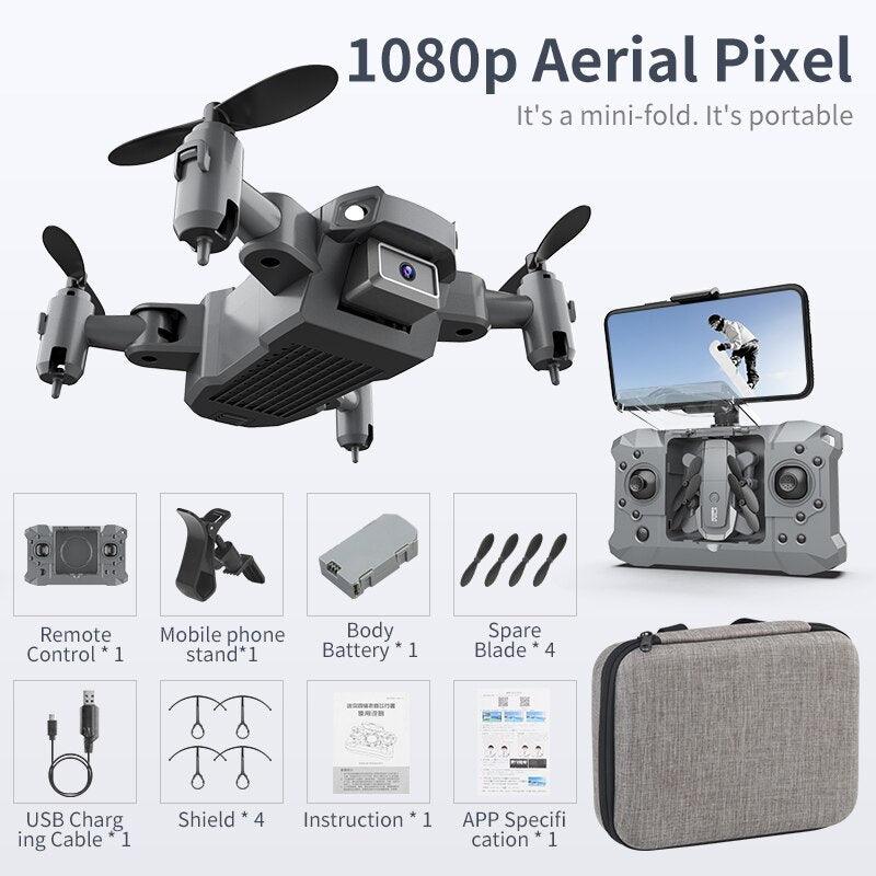 QJ KY905 Mini Drone - Profesional 4K Camera Wifi FPV Foldable Dron Quadcopter One-Key Return 360 Rolling RC Helicopter Kid Toys 2 QJ KY905 Mini Drone - Profesional 4K Camera Wifi FPV Foldable Dron Quadcopter One-Key Return 360 Rolling RC Helicopter Kid Toys - Image 2