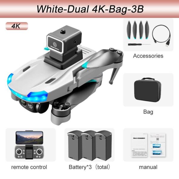 KBDFA S138 Drone - 8K Dual Camera Drone Foldable Optical Flow Rcfpv Aerial Photography Brushless Quadcopter Children's Toy Drone Gift 13 KBDFA S138 Drone - 8K Dual Camera Drone Foldable Optical Flow Rcfpv Aerial Photography Brushless Quadcopter Children's Toy Drone Gift - Image 13