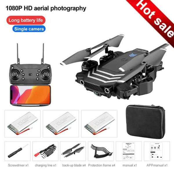 QJ LS11 Pro Drone - 4K HD Camera WIFI FPV Altitude Hold Mode One Key Return Foldable Quadcopter RC Helicopter Gifts for Children 15 QJ LS11 Pro Drone - 4K HD Camera WIFI FPV Altitude Hold Mode One Key Return Foldable Quadcopter RC Helicopter Gifts for Children - صورة QJ LS11 Pro Drone - 4K HD Camera WIFI FPV Altitude Hold Mode One Key Return Foldable Quadcopter RC Helicopter Gifts for Children - صورة 15