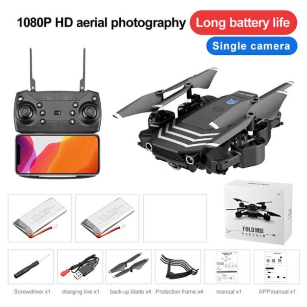 QJ LS11 Pro Drone - 4K HD Camera WIFI FPV Altitude Hold Mode One Key Return Foldable Quadcopter RC Helicopter Gifts for Children 14 QJ LS11 Pro Drone - 4K HD Camera WIFI FPV Altitude Hold Mode One Key Return Foldable Quadcopter RC Helicopter Gifts for Children - صورة QJ LS11 Pro Drone - 4K HD Camera WIFI FPV Altitude Hold Mode One Key Return Foldable Quadcopter RC Helicopter Gifts for Children - صورة 14