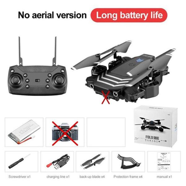 QJ LS11 Pro Drone - 4K HD Camera WIFI FPV Altitude Hold Mode One Key Return Foldable Quadcopter RC Helicopter Gifts for Children 7 QJ LS11 Pro Drone - 4K HD Camera WIFI FPV Altitude Hold Mode One Key Return Foldable Quadcopter RC Helicopter Gifts for Children - صورة QJ LS11 Pro Drone - 4K HD Camera WIFI FPV Altitude Hold Mode One Key Return Foldable Quadcopter RC Helicopter Gifts for Children - صورة 7