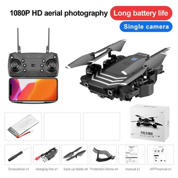 QJ LS11 Pro Drone - 4K HD Camera WIFI FPV Altitude Hold Mode One Key Return Foldable Quadcopter RC Helicopter Gifts for Children 4 QJ LS11 Pro Drone - 4K HD Camera WIFI FPV Altitude Hold Mode One Key Return Foldable Quadcopter RC Helicopter Gifts for Children - صورة QJ LS11 Pro Drone - 4K HD Camera WIFI FPV Altitude Hold Mode One Key Return Foldable Quadcopter RC Helicopter Gifts for Children - صورة 4