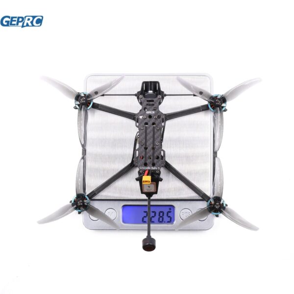 GEPRC Crocodile5 Baby FPV Drone - LR HD Polar LongRange FPV Drone Carbon Fiber Reinforced Frame For RC FPV Quadcopter Freestyle Drone - Bild 3
