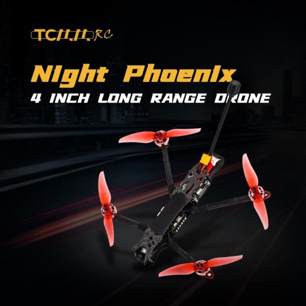 TCMMRC Night Phoenix - 4Inch Long Range RC Kit UAV Caddx Nebula Nano V2 HD VTX GPS FPV Racing Drone Quadcopter Radio control toys 14 TCMMRC Night Phoenix - 4Inch Long Range RC Kit UAV Caddx Nebula Nano V2 HD VTX GPS FPV Racing Drone Quadcopter Radio control toys — изображение 14