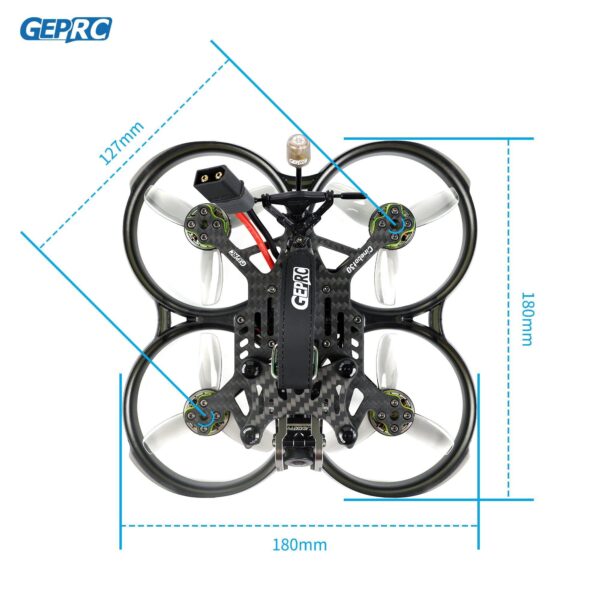GEPRC Cinebot30 FPV Drone - HD Vista Nebula PRO FPV Drone 3inch 6S FPV Drone ELRS 2.4 G  TBS Nano RX COB Lamp with System for Quadcopter FPV - صورة GEPRC Cinebot30 FPV Drone - HD Vista Nebula PRO FPV Drone 3inch 6S FPV Drone ELRS 2.4 G  TBS Nano RX COB Lamp with System for Quadcopter FPV - صورة 5
