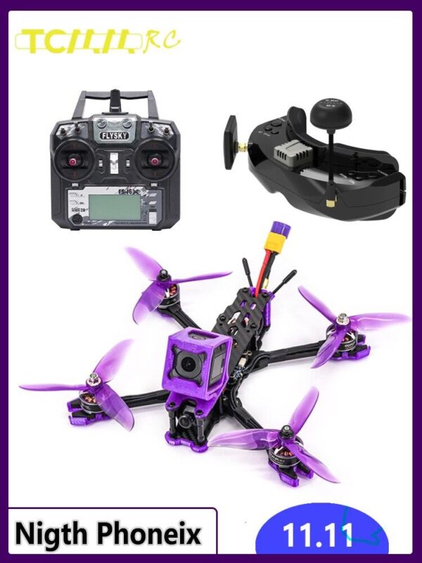 TCMMRC Night Phoenix - 5-Inch Long Range Drone FPV Racing Drone kit Drones Toys Quadcopters with Camera HD 4K 3 TCMMRC Night Phoenix - 5-Inch Long Range Drone FPV Racing Drone kit Drones Toys Quadcopters with Camera HD 4K - Image 3
