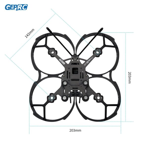GEPRC GEP-CL35 Frame Kit Suitable For Cinelog35 Series Drone Carbon Fiber Frame For RC FPV Quadcopter Replacement Accessories Parts 4 GEPRC GEP-CL35 Frame Kit Suitable For Cinelog35 Series Drone Carbon Fiber Frame For RC FPV Quadcopter Replacement Accessories Parts - صورة GEPRC GEP-CL35 Frame Kit Suitable For Cinelog35 Series Drone Carbon Fiber Frame For RC FPV Quadcopter Replacement Accessories Parts - صورة 4