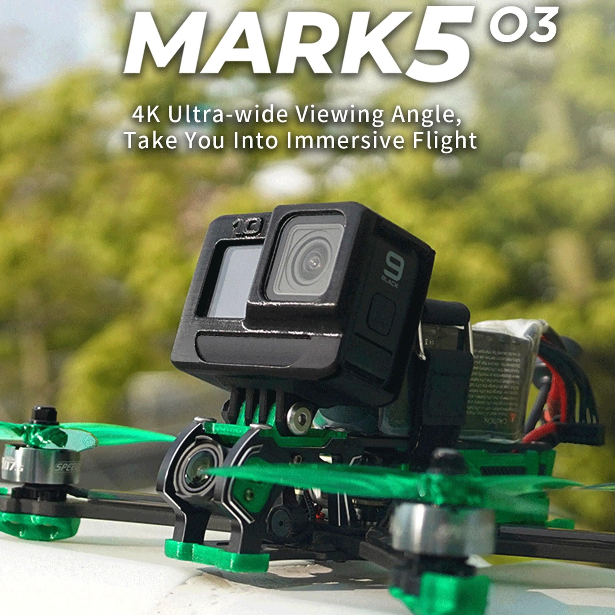 GEPRC New MARK5 HD O3 Freestyle FPV Drone - VTX O3 Air Unit Green System 6S RC FPV Built Bluetooth Quadcopter Freestyle Drone 2 GEPRC New MARK5 HD O3 Freestyle FPV Drone - VTX O3 Air Unit Green System 6S RC FPV Built Bluetooth Quadcopter Freestyle Drone — изображение 2