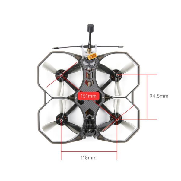 iFlight ProTek35 FPV Drone - Analog 151mm 3.5inch 6S CineWhoop BNF with RaceCam R1 Mini 1200TVL 2.1mm Cam/Beast Whoop F7 55A AIO for FPV 3 iFlight ProTek35 FPV Drone - Analog 151mm 3.5inch 6S CineWhoop BNF with RaceCam R1 Mini 1200TVL 2.1mm Cam/Beast Whoop F7 55A AIO for FPV - Image 3