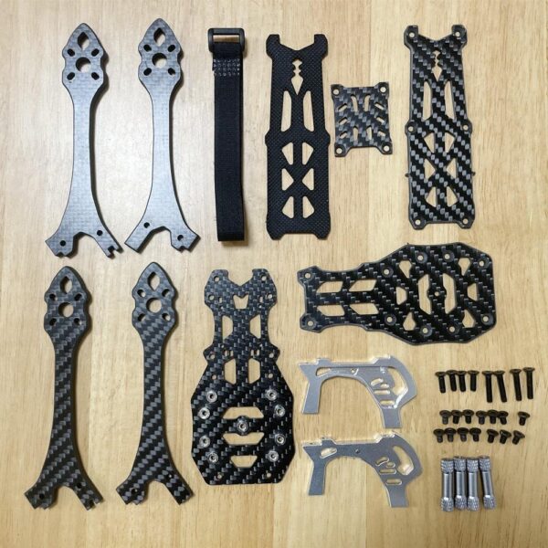 Mark 5 HD Frame - 5inch 5mm Arm FPV Racing Drone Quadcopter Freestyle For Rooster 230mm 5 Mark 5 HD Frame - 5inch 5mm Arm FPV Racing Drone Quadcopter Freestyle For Rooster 230mm — изображение 5