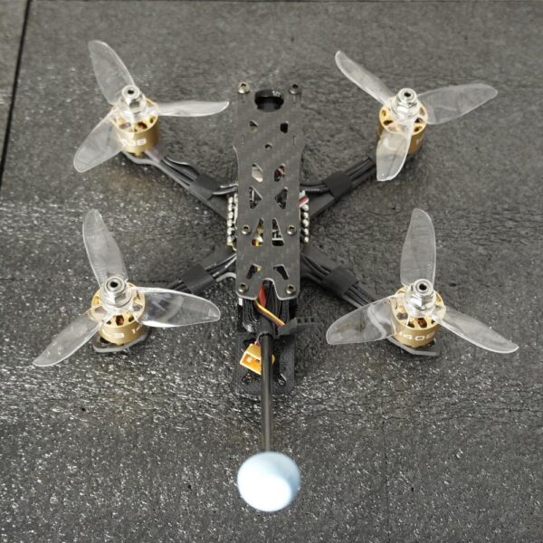 Tcmmrc Gold Martian 140 - 3-Inch FPV Racing Drone Kit Radio Control Toys Professional Quadcopter with Long Antenna — изображение 3