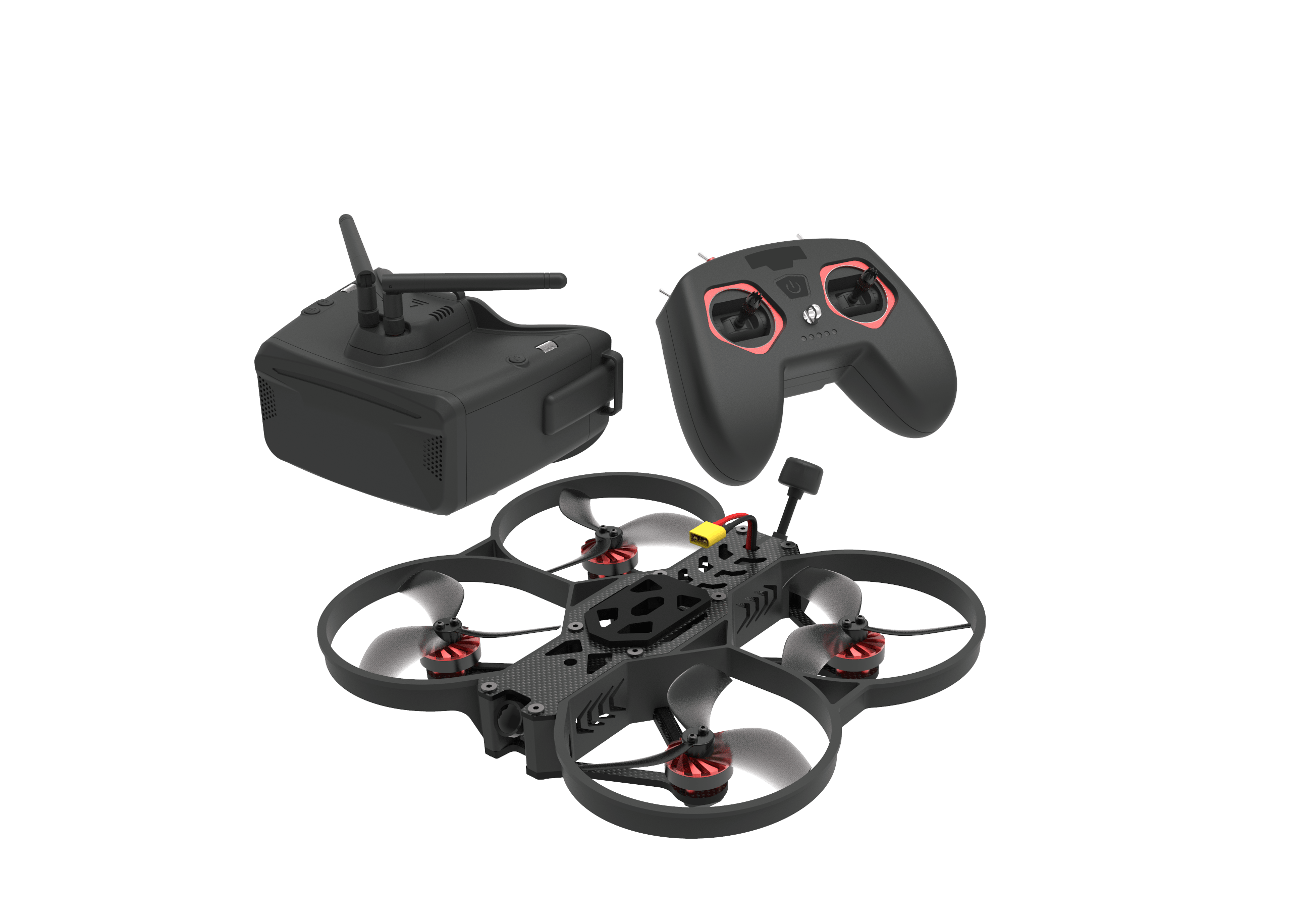 ATOMRC Seagull RTF - Micro FPV RC Racing Quadcopter Toys 3.5" 4S 158mm Drone T8 LITE Radio Skyzone Cobra LITE FPV Goggles 3 ATOMRC Seagull RTF - Micro FPV RC Racing Quadcopter Toys 3.5" 4S 158mm Drone T8 LITE Radio Skyzone Cobra LITE FPV Goggles - Image 3