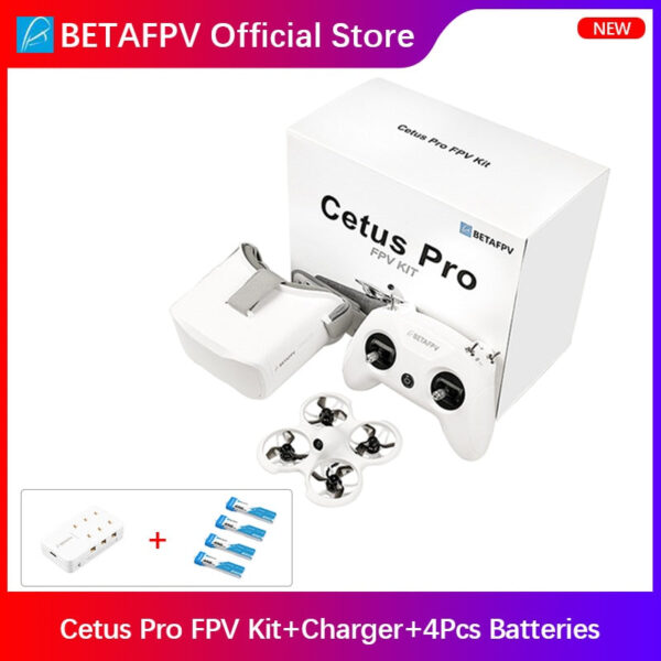BETAFPV Cetus Pro/Cetus FPV Kit - Indoor Racing Drone BNF/RTF Frsky D8 Lite Radio 2 SE Transmitter 5.8G 14DBI VR02 Goggles VTX - صورة BETAFPV Cetus Pro/Cetus FPV Kit - Indoor Racing Drone BNF/RTF Frsky D8 Lite Radio 2 SE Transmitter 5.8G 14DBI VR02 Goggles VTX - صورة 6