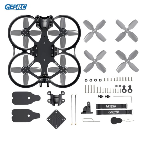 GEPRC Cinebot25 S WTFPV 2.5inch FPV Drone - G4 45A AIO FC ESC BLHeli 32Bit 45A RC 1505 4300KV Motor Racing Freestyle Quadcopter — изображение 6