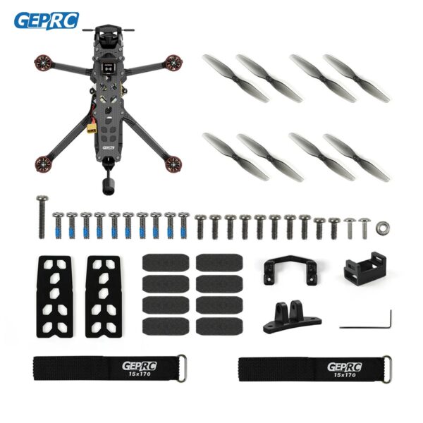 GEPRC Tern-LR40 HD O3 Long Range FPV 4inch Taker G4 45A AIO GPS SPEEDX2 1404 RC Quadcopter LongRange Freestyle Drone Rc Airplane - صورة GEPRC Tern-LR40 HD O3 Long Range FPV 4inch Taker G4 45A AIO GPS SPEEDX2 1404 RC Quadcopter LongRange Freestyle Drone Rc Airplane - صورة 5