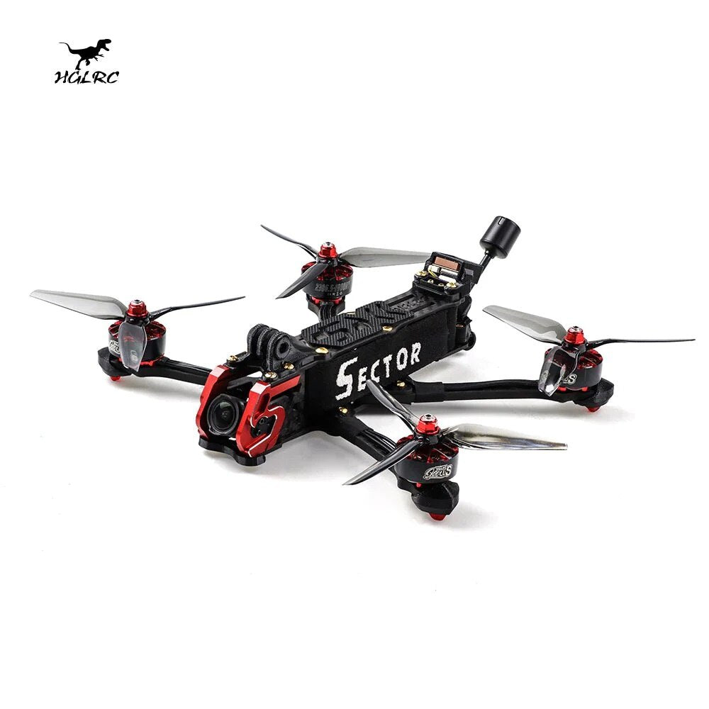 HGLRC Sector D5 FPV Racing Drone HD Version - 2306.5 6S F722 45A WITH GPS For RC FPV Quadcopter Freestyle Drone 4 HGLRC Sector D5 FPV Racing Drone HD Version - 2306.5 6S F722 45A WITH GPS For RC FPV Quadcopter Freestyle Drone - Image 4