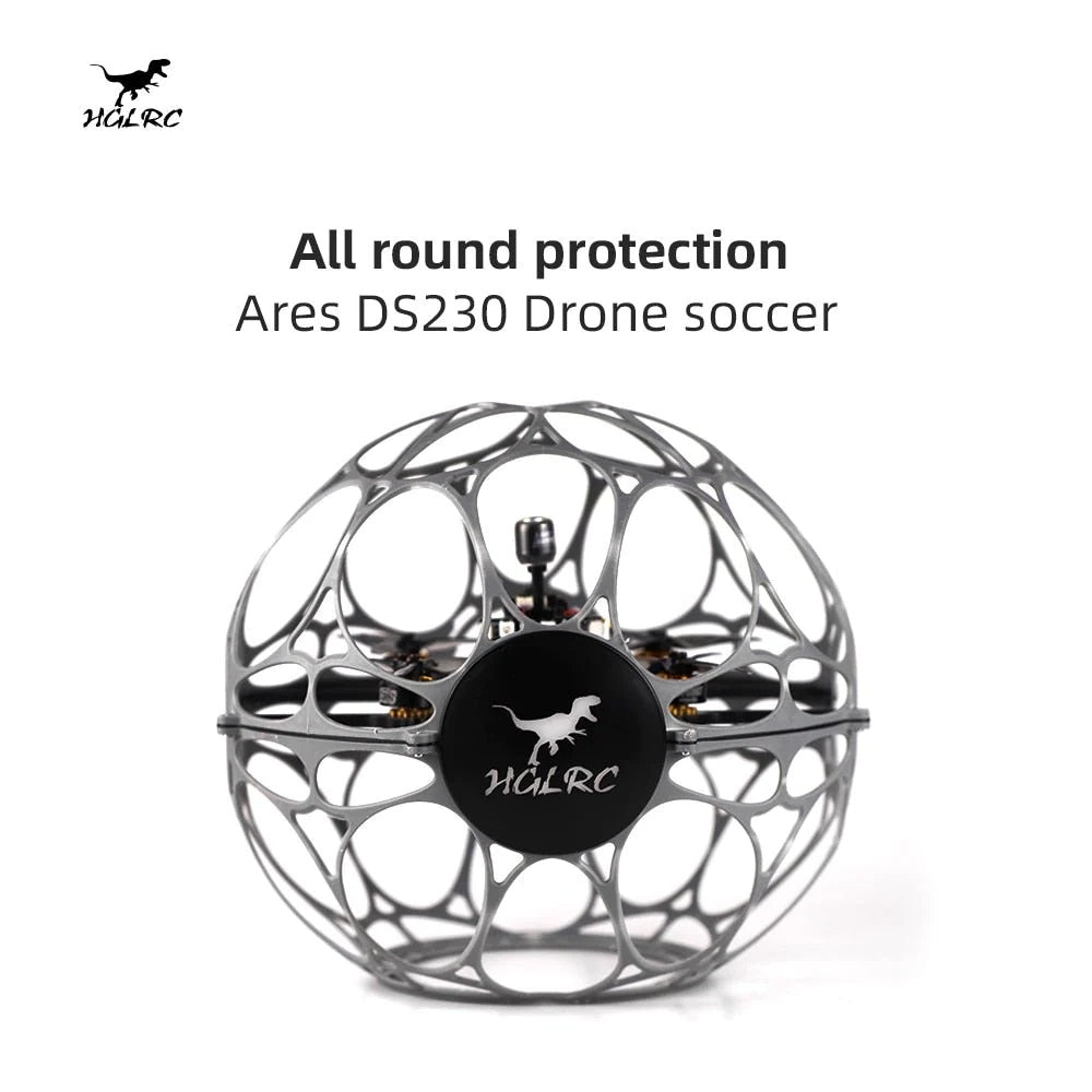 HGLRC DS230 Drone Soccer Standard Version - F722 3inch 1404 4800KV For RC FPV Quadcopter Freestyle Drone Education Child Toys Gift 2 HGLRC DS230 Drone Soccer Standard Version - F722 3inch 1404 4800KV For RC FPV Quadcopter Freestyle Drone Education Child Toys Gift - Image 2