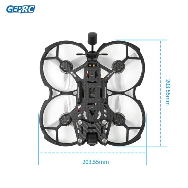 GEPRC CineLog35 V2 HD - O3 GPS FPV Drone O3 Air Unit GEP F722-45A AIO V2 2650KV 6S TBS ELRS RC FPV Quadcopter Freestyle Drone - صورة GEPRC CineLog35 V2 HD - O3 GPS FPV Drone O3 Air Unit GEP F722-45A AIO V2 2650KV 6S TBS ELRS RC FPV Quadcopter Freestyle Drone - صورة 6