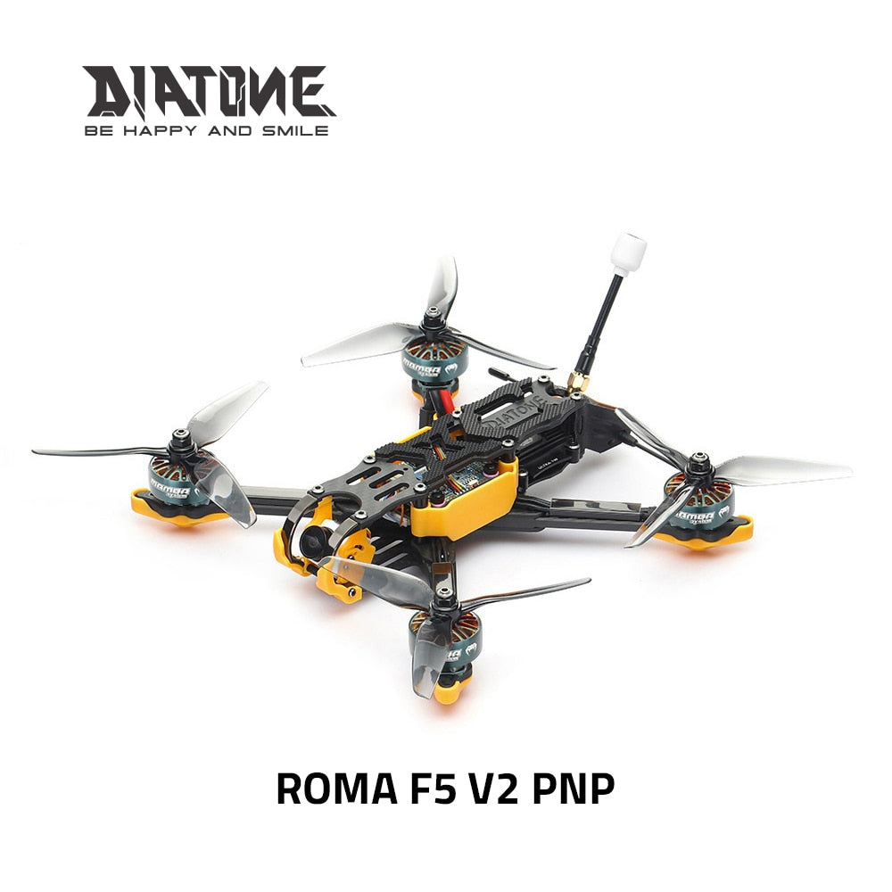 DIATONE Roma F5 V2. Version 4S/6S PNP FPV Drone - F722 APP FC/Flight Controller 50A 32bit Brushless Motor 2306.5 motor 2 DIATONE Roma F5 V2. Version 4S/6S PNP FPV Drone - F722 APP FC/Flight Controller 50A 32bit Brushless Motor 2306.5 motor - Image 2