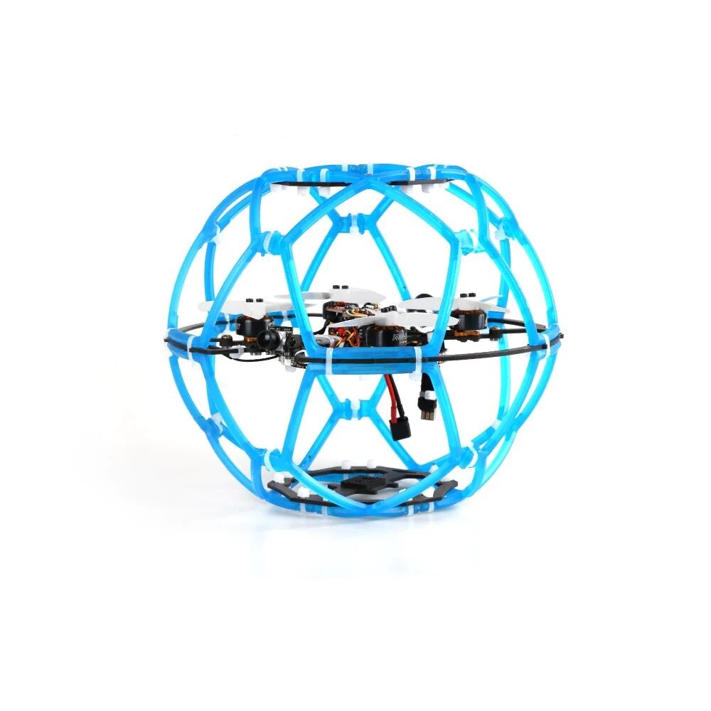 HGLRC Ares DS200 Drone Soccer Standard Version - Single Drone 4S For RC FPV Quadcopter Freestyle Drone Education Child Toys Gift 2 HGLRC Ares DS200 Drone Soccer Standard Version - Single Drone 4S For RC FPV Quadcopter Freestyle Drone Education Child Toys Gift - Image 2