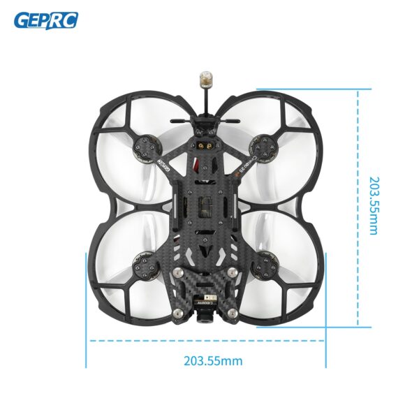 GEPRC Cinelog35 V2 Analog FPV Drone - System 2650KV VTX SPEEDX2 ICM 42688-P F722-45A AIO V2 RC Quadcopter Freestyle Drone 3 GEPRC Cinelog35 V2 Analog FPV Drone - System 2650KV VTX SPEEDX2 ICM 42688-P F722-45A AIO V2 RC Quadcopter Freestyle Drone - صورة GEPRC Cinelog35 V2 Analog FPV Drone - System 2650KV VTX SPEEDX2 ICM 42688-P F722-45A AIO V2 RC Quadcopter Freestyle Drone - صورة 3