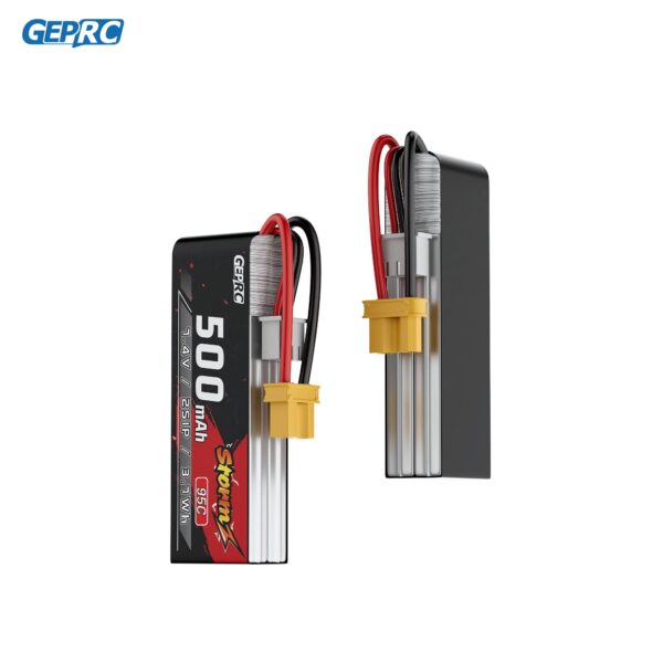 GEPRC Storm LiPo 2S 500mAh 95C Battery - TX30 Suitable Series Drone for RC FPV Quadcopter Freestyle Drone Accessories Parts 6 GEPRC Storm LiPo 2S 500mAh 95C Battery - TX30 Suitable Series Drone for RC FPV Quadcopter Freestyle Drone Accessories Parts - صورة GEPRC Storm LiPo 2S 500mAh 95C Battery - TX30 Suitable Series Drone for RC FPV Quadcopter Freestyle Drone Accessories Parts - صورة 6