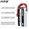 HRB 2S Lipo Battery 1500mah 7.4V - XT60 T Deans EC2 EC3 EC5 XT90 Female RC Parts 100C For FPV Drone Airplane Racing Car Boat Truck — изображение 10