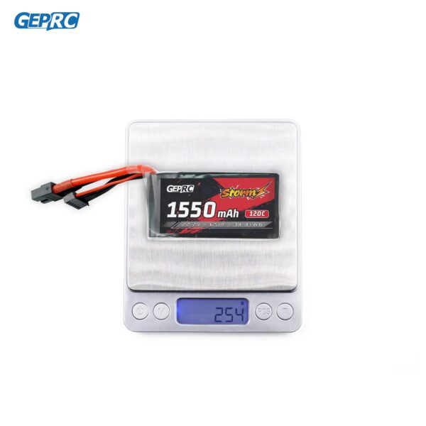 GEPRC Storm 6S 1550mAh 120C Lipo аккумулятор - Подходит для 3-5 дюймов серии дронов для RC FPV Quadcopter Freestyle серии дронов частей 6 GEPRC Storm 6S 1550mAh 120C Lipo Battery - Suitable for 3-5Inch Series Drone for RC FPV Quadcopter Freestyle Series Drone Parts — изображение 6