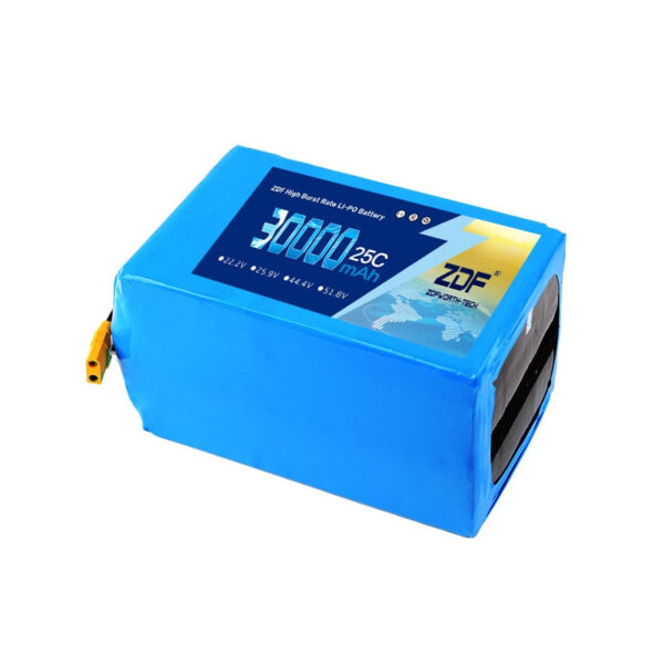 ZDF Batteries 6S 7S 12S 14S 30000mAh 22.2V 25.9V 44.4V 51.8V 25C LiPo Battery Pack with XT90-S Plug Connector for UAV Drones - Image 3
