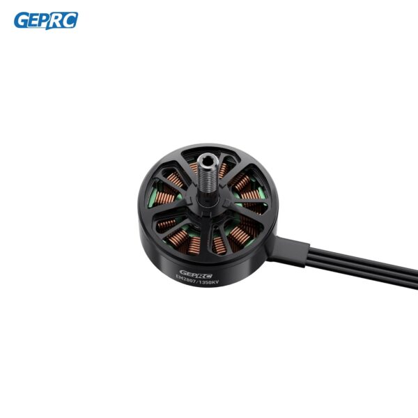 GEPRC EM2807 1350KV Motor - Brushless Black with 6/7/8 Inch RC FPV Racing Drone Multicopter Accessories — изображение 3