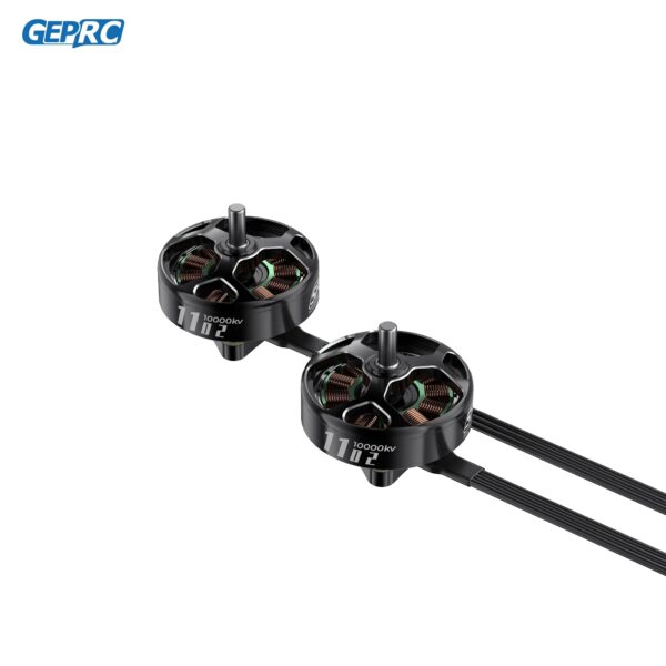 GEPRC SPEEDX2 1102 10000KV Motor - ESC 12A Brushless Motor Black with Mini 1.6 -2 Inch RC FPV Racing Drone Multicopter Accessories 5 GEPRC SPEEDX2 1102 10000KV Motor - ESC 12A Brushless Motor Black with Mini 1.6 -2 Inch RC FPV Racing Drone Multicopter Accessories — изображение 5