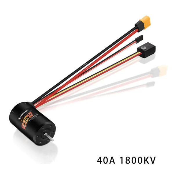 Hobbywing Quicrun Fusion Se - 40a 1800kv 1200kv Combined Motor Esc For 1/10 1/8 Rc Model Car Crawler Accessories - Image 7