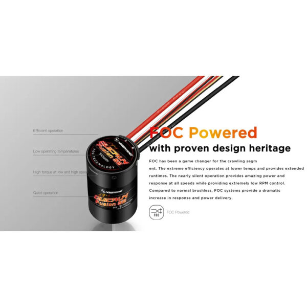 Hobbywing Quicrun Fusion Se - 40a 1800kv 1200kv Combined Motor Esc For 1/10 1/8 Rc Model Car Crawler Accessories - Image 6