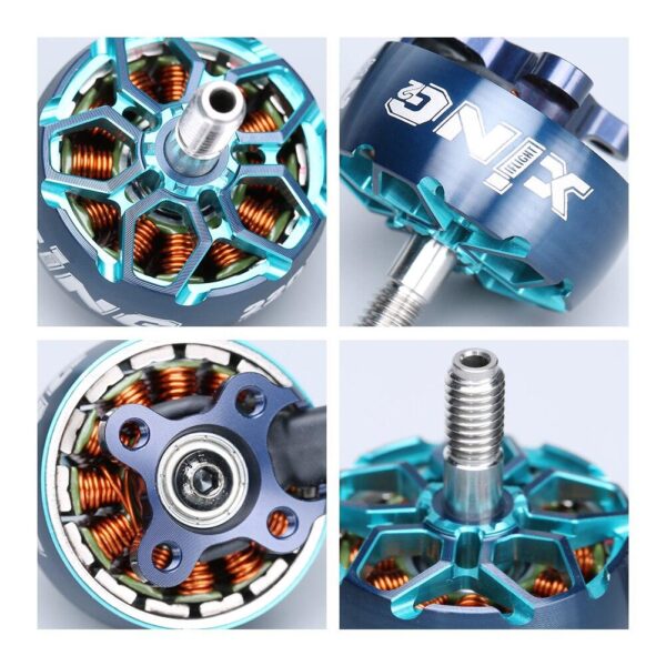 iFlight XING2 2207 2755KV 4S / 1855KV 6S FPV Motor - Unibell with 5mm titanium alloy shaft for FPV drone part — изображение 4