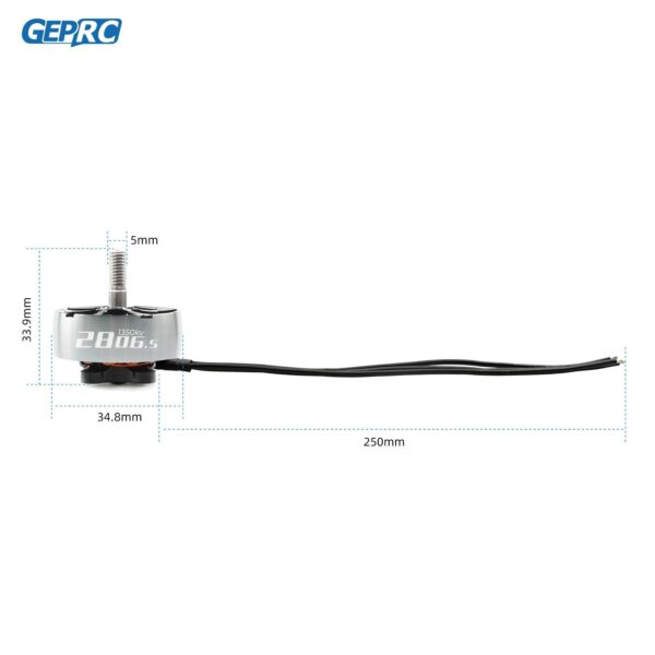 GEPRC SPEEDX2 2806.5 1350KV/1760KV Motor - 4-6S Brushless Motor for RC Multirotor FPV Freestyle 6-7inch Long Range Drones DIY Part - Image 7
