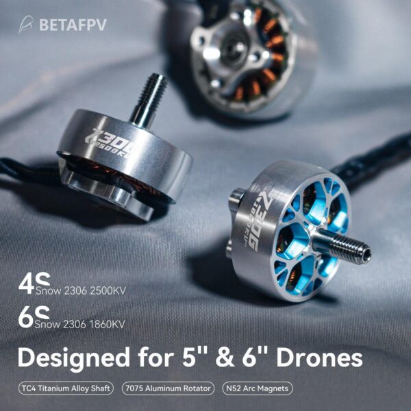 BETAFPV Snow 2306 Brushless Motors 1860KV/2500KV - Image 4