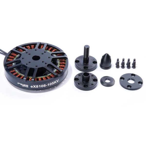 iFlight iPower ex-8 eX8108  Motor - 105KV 6-12S brushless motor multirotor motor High Efficiency for MIT mini Cheetah robot dog backflips - Image 3