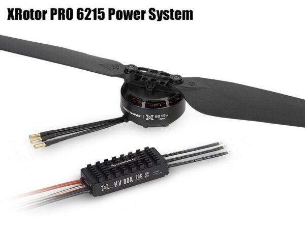 Hobbywing Combo XRotor PRO 6215 Motor - 180KV 2388 Propeller 80A HV FOC V4 ESC RTF CCW/CW Prop Power System for Agricultural Drones - Image 5