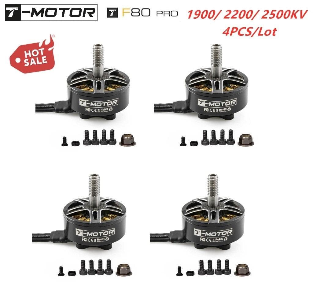 1/2/4PCS T-MOTOR F80 PRO 1900/ 2200/ 2500KV FPV Racing Brushless Motor pulling force 2115g Super Motor for RC FPV Racing Drone 2 1/2/4PCS T-MOTOR F80 PRO 1900/ 2200/ 2500KV FPV Racing Brushless Motor pulling force 2115g Super Motor for RC FPV Racing Drone — изображение 2