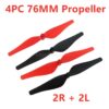 DC3.7V 10*20MM High torque 40000RPM Micro 1020 Coreless Brushless Motor and 76MM Propeller for RC Four-rotor Aircraft - Image 4
