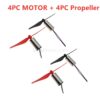 DC3.7V 10*20MM High torque 40000RPM Micro 1020 Coreless Brushless Motor and 76MM Propeller for RC Four-rotor Aircraft - Image 3